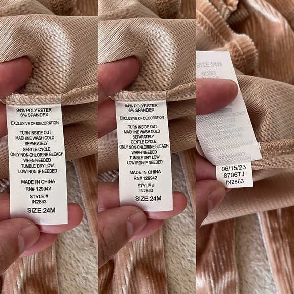 NWT btween Toddler Girls’ Ruffle Velour Set 24M - Picture 3 of 10